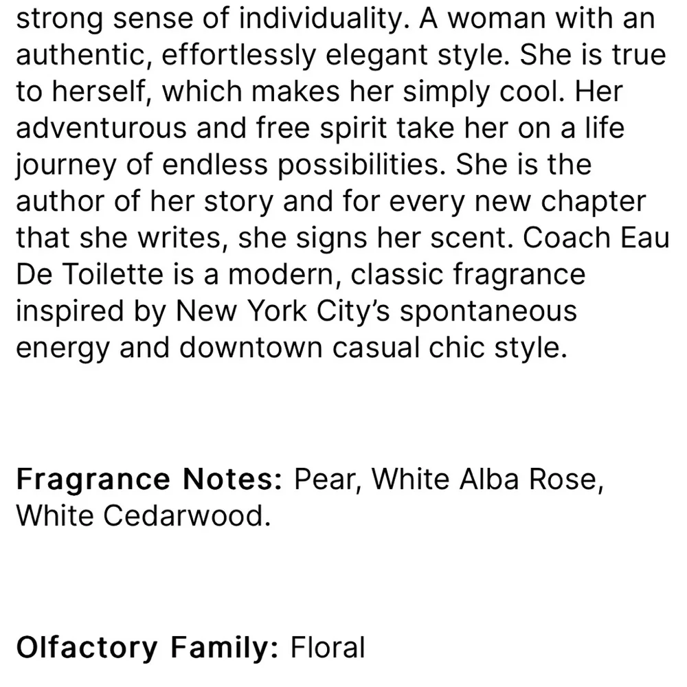 Coach perfume - Picture 9 of 9